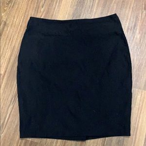 Black pencil skirt